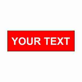 3/4 x 4 PLASTIC ENGRAVED PLATE